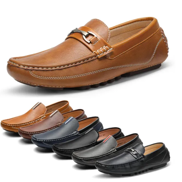 Men's Casual Loafers Moccasins Slip on Driving Shoes US Sizes 6.5-15
