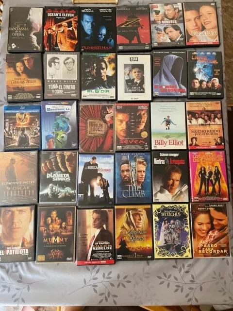 Lote 29 Pelis Como Nuevas, Algunas Con 2 Discos *** De Culto En Español ***