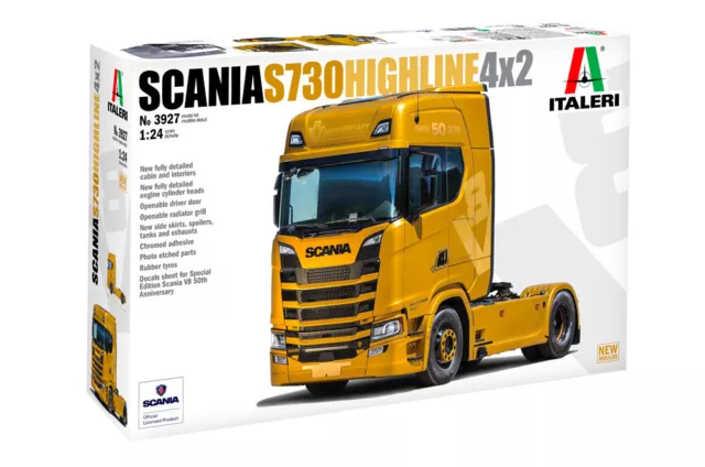 Italeri 1/24 Scania S730 Highline 4X2 Camion Modèle