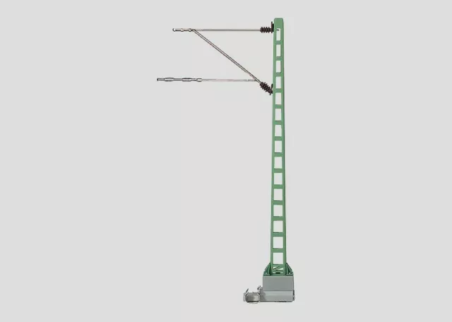 Marklin 74101 5 × Standard Mast Streckenmast Catenary  Ho Gauge 100 Mm Tall New