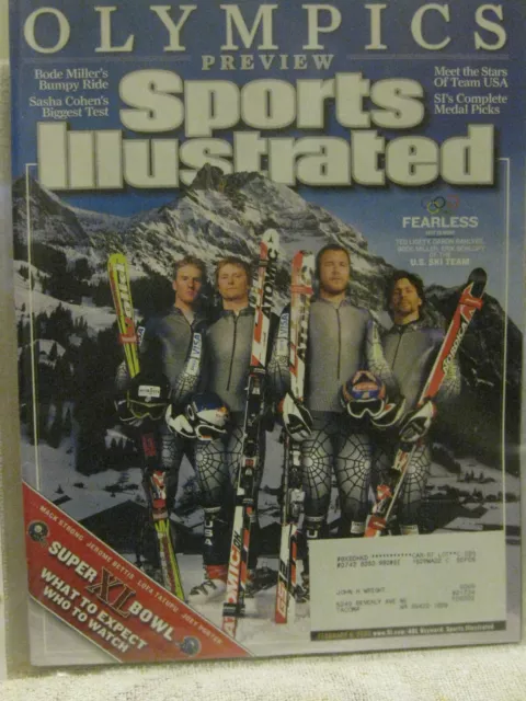 SPORTS ILLUSTRATED 2006 Winter Olympics Preview - Bode Miller, US Ski ...