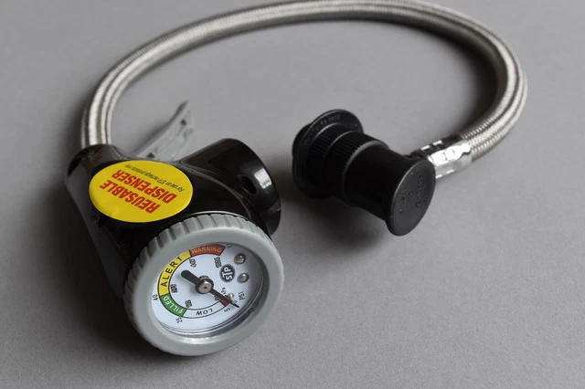 Manometro a Pressione per Auto Climatizzatori Füllmanometer R134a AC 5/16 Nuovo