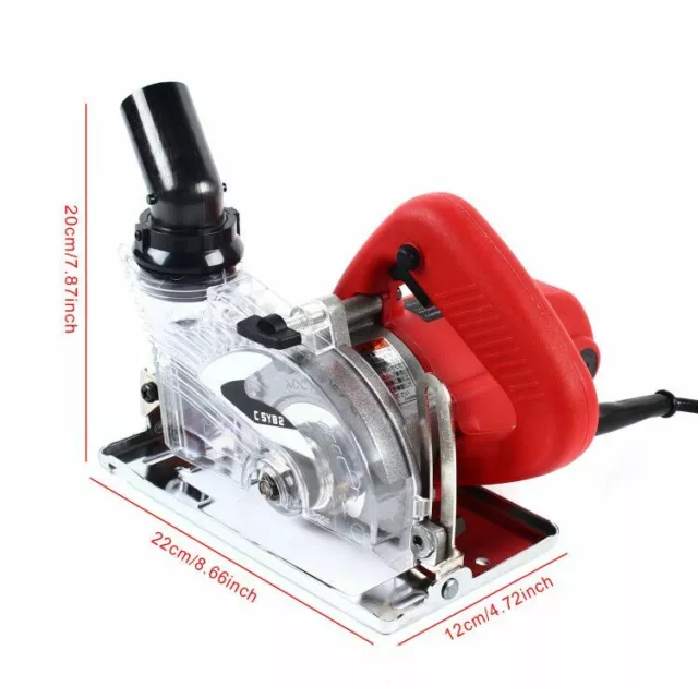 Fresa per scanalatura da parete 1800 W 18000 rpm senza polvere fresa a fessura fresa da parete affettatrice