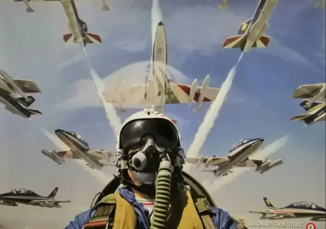 Poster da collezione, lotto 3 pz.,  Aeronautica Militare Italiana  anno 2000 3