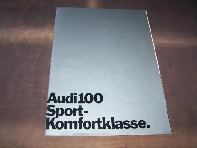 TOPRARITY magnificent prestige brochure Audi 100 from 1972!!!