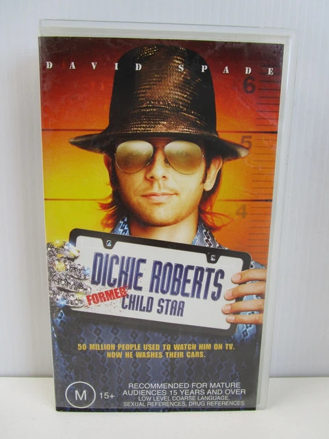 DICKIE ROBERTS FORMER Child Star, VHS Tape, David Spade Video, Movie M ...