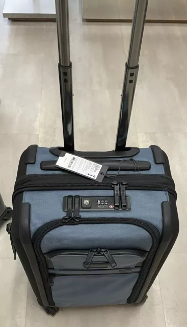 Tumi Alpha 3 Continental  Dual Access Expandable Carry-On Storm Blue