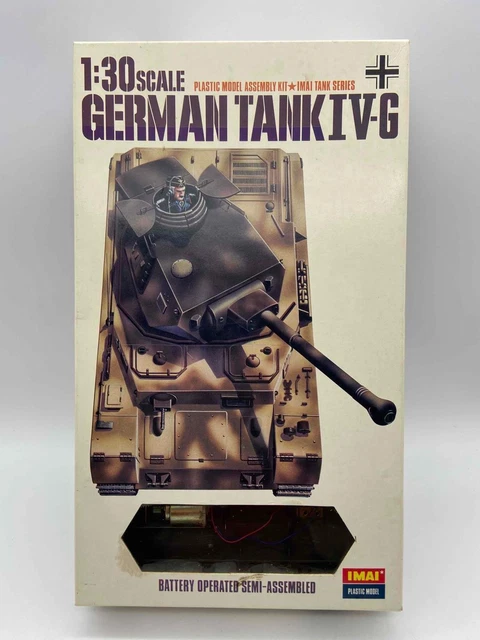 VINTAGE IMAI MODEL 1/30 German Tank IV-G Factory Sealed Battery