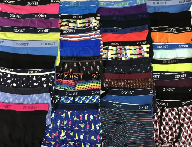 2Xist 128Pc Bulk Lot Mens Underwear Boxer Breifs All Size Medium * Free Gift