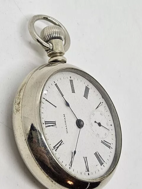 Antique Brass watch elgin pocket Collectible Brass Pocket Watch GIFT