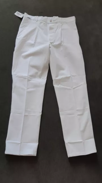 Kochhose/Bäckerhose Herren weiß Gr. 62 NEU