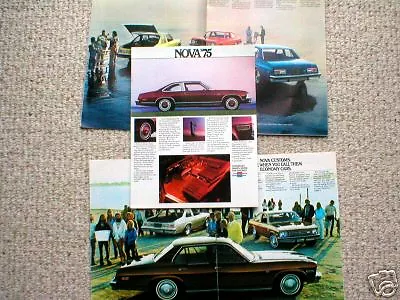 1975 Chevrolet Chevy NOVA Sales Brochure/Pamphlet/Flyer.............NOS!
