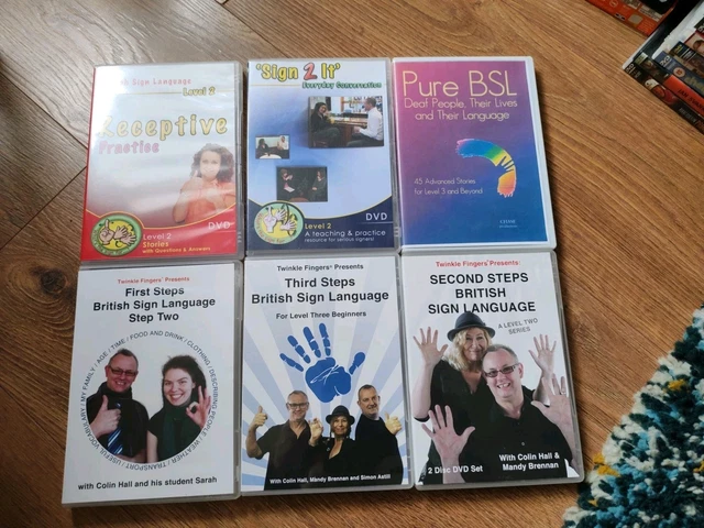 Fsl Sign Language Dvd BSL DVD COLLECTION - British Sign Language £63.08 - PicClick UK