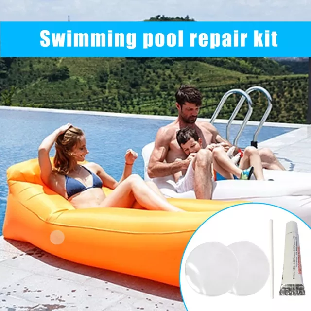 Pool Above Vinyl Repair Patch Glue Kit for Inflatable Supreme Dura Beam  Airbed 