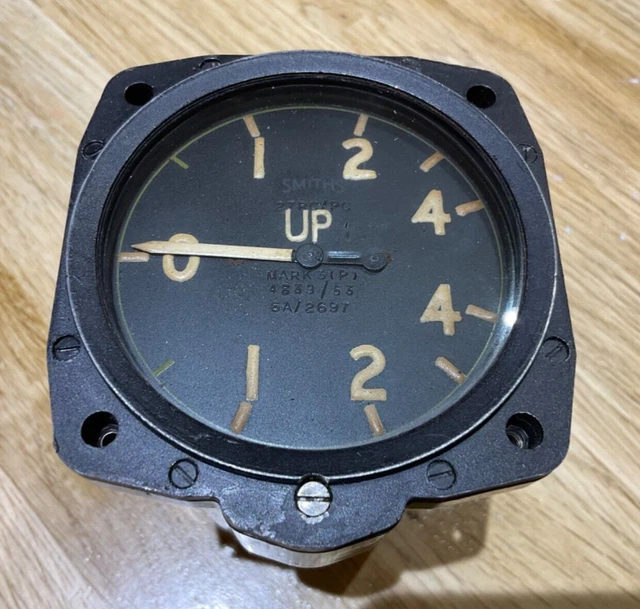 VINTAGE RAF CANBERRA Aircraft Climb And Descent Indicator - 6A/2697 £39 ...