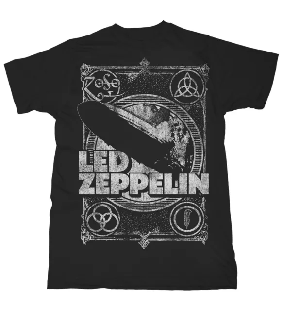 Led Zeppelin Shook Me Jimmy Page Rock T-Shirt Officiel Hommes