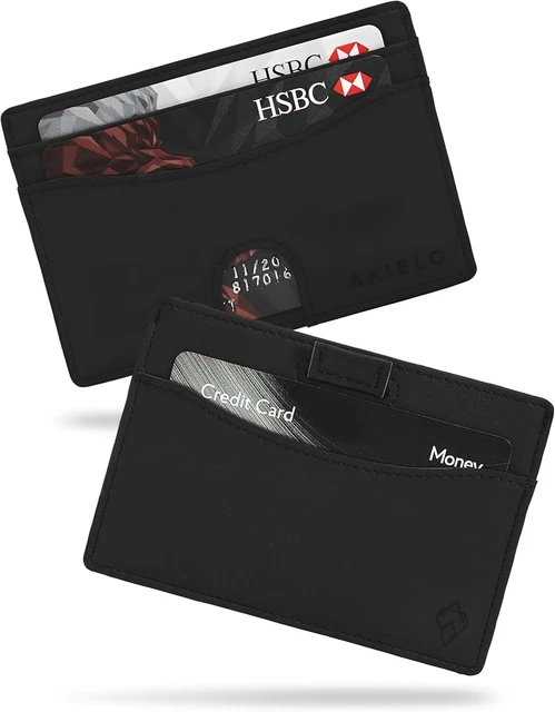 PORTA CARTE DI Credito Con Blocco RFID in Confezione Regalo