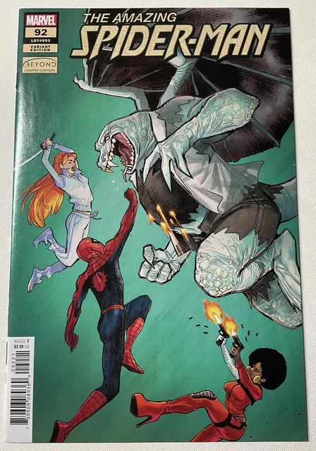 the AMAZING SPIDER-MAN 92B LGY893 Variant MAY 2022 Pichelli MCU Marvel Comic