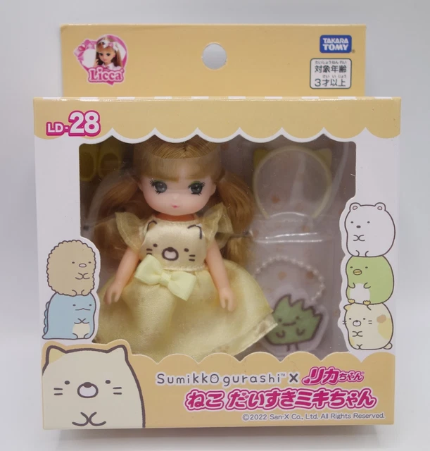TAKARA TOMY LIMITED Sumikko Gurashi x Licca-chan LD-28 Cat Miki-Chan