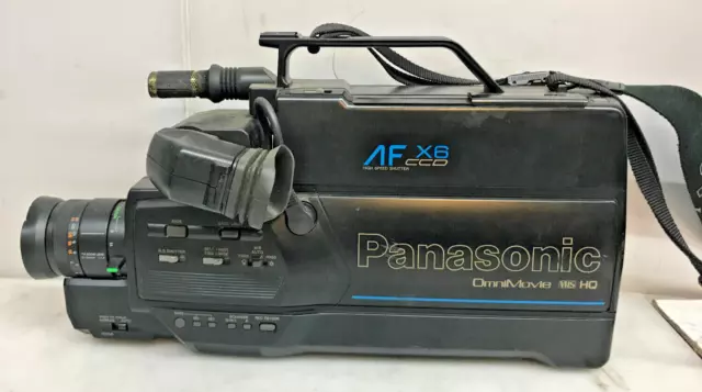 PANASONIC OMNIMOVIE VHS HQ AF x6 CCD Video Camera $43.99 - PicClick