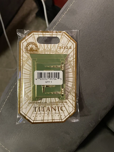 2022 Disney Titanic 25th Anniversary Heart of the Ocean Pin Limited Release -NEW