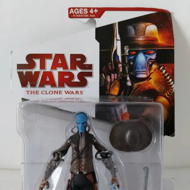 Star Wars The Clone Wars - Cad Bane CW22 - 3.75" Action Figure, New, Sealed