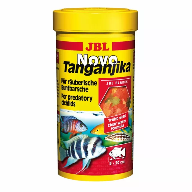 JBL Novo Tanganyika 1L Aliment en Flocons pour Cychlidés Nourriture pour Poisson