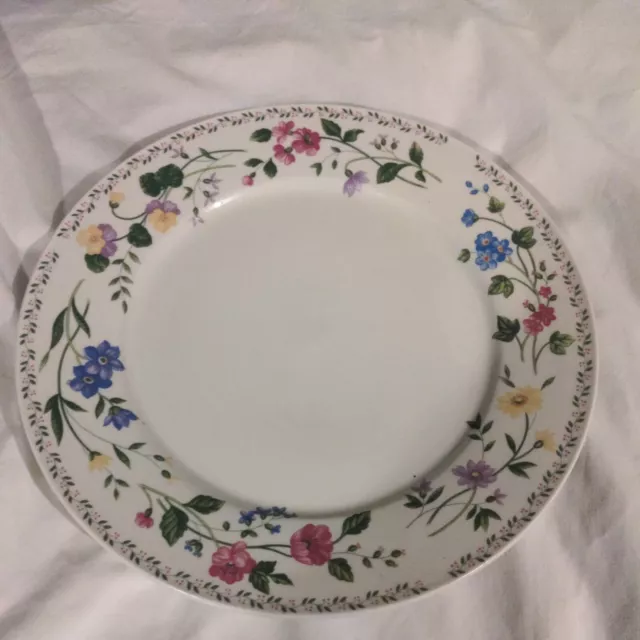 Farberware 12” Stoneware Serving Platter English Garden Floral Pattern