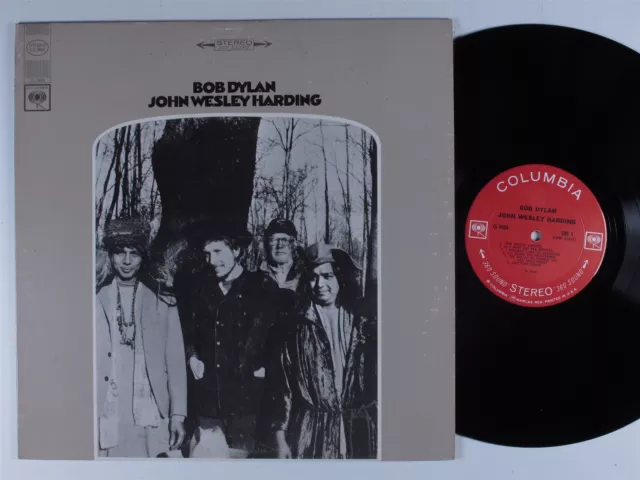 BOB DYLAN John Wesley Harding COLUMBIA LP VG+ 2-eye p