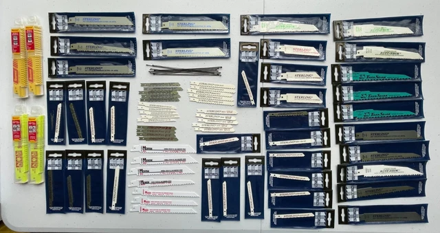 Jigsaw & Reciprocating Saw Blades 89 New