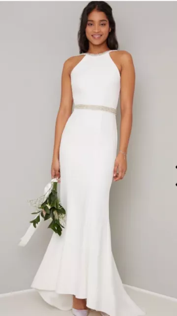 WEDDING DRESS SIZE 8 Chi Chi London Bridal Roseanne Dress £100.00 ...