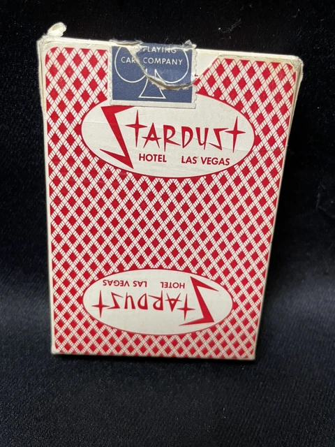 Vintage Collectible Playing Cards from Stardust Hotel Las Vegas