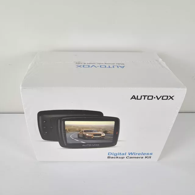 New - Auto-Vox Digital Wireless Backup Camera Kit Car Monitor 2