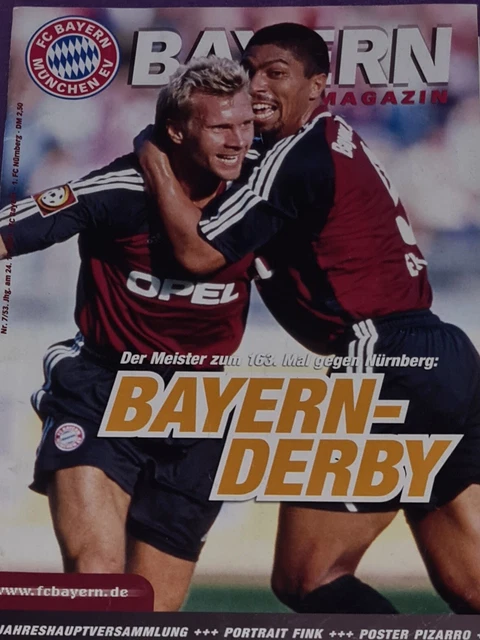 2001/02 1.BUNDESLIGA FC Bayern München 1.fC Nürnberg EUR 1,00
