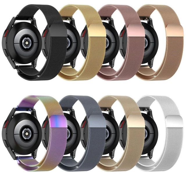 Bracelet de montre en acier inoxydable pour Galaxy Watch54 40 mm44 mm élégant