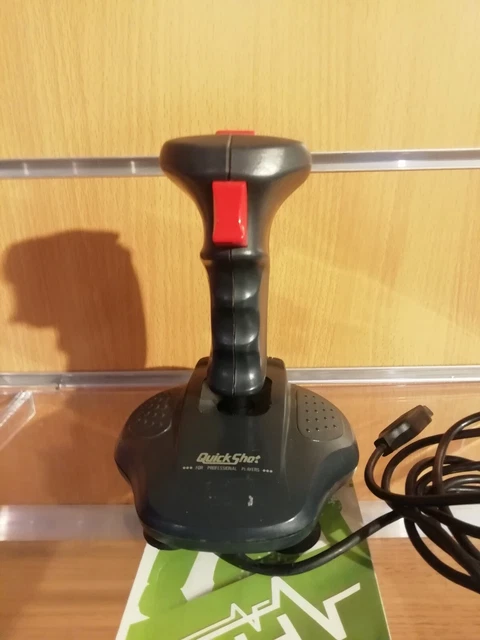 BÉ - Ancien joystick Aviator 2 ou 3 Quickshot II PC WindowsDOS Quick