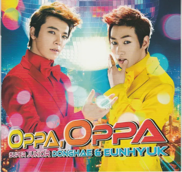 Super Junior Donghae & Eunhyuk Oppa, Oppa cd single + DVD Japan K-Pop J-Pop