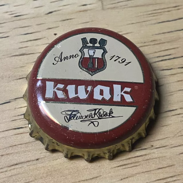 Pauvel Kwak Amber Ale, Beer Bottle Cap/Crown, Brouwerij Bosteels Import, Belgium