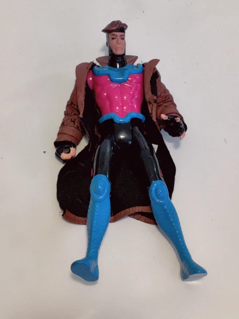 Vintage Marvel X-Men Gambit Action Figure 1994 ToyBiz  Toy 90s Toy Biz 10 Inch
