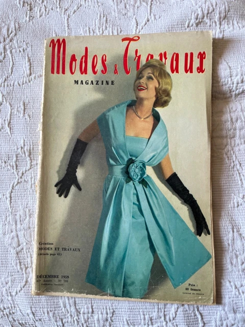 Magazine Modes & Travaux Octobre 1950 – Édition Originale, Très Bon état, France