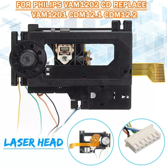 Laser Pick-Up Lentille Optique Tête Remplace VAM1201 CDM12.1/2 Électrique