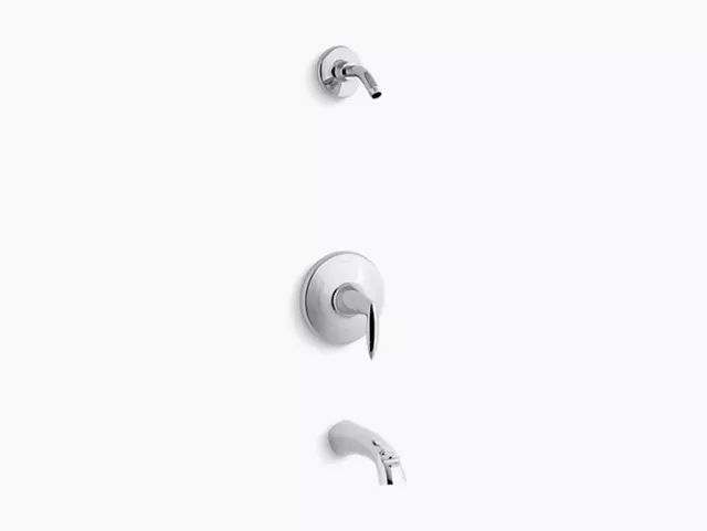 Kohler Alteo TLS45104-4-CP Chrome Bath Tub and Shower Complete Trim Kit