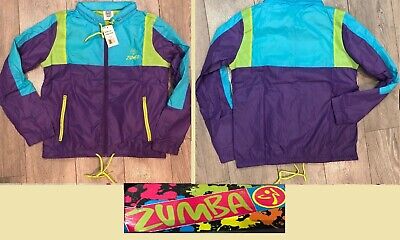 Ladies teen girls track training windbreaker jacket top zumba size 10-12-14-16