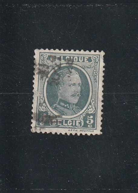 L5314 BELGIQUE TIMBRE N° Y & T 193 de 1921-27 " Albert 1er type houyou" Oblitéré