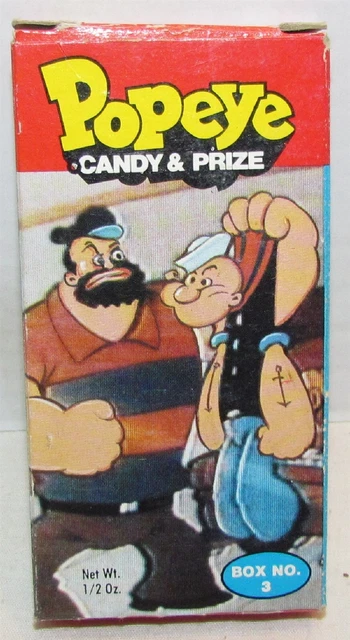 1979 Popeye Candy Box #3 Popeye & Bluto, Phoenix Candy