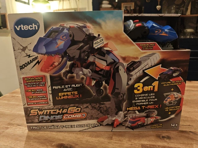 VTECH - SWITCH & GO DINOS COMBO - SPINOPS, LE SUPER SPINOSAURE 2 EN 1 - Multicolore VTECH - SWITCH & GO DINOS COMBO - SPINOPS, LE SUPER SPINOSAURE 2 EN 1 - Multicolore