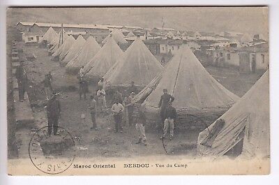 Cpa  Afrique Maroc Oriental - Debdou Vue Du Camp Militaire Armee Army 1907 ~C77