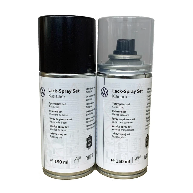 Original VW Lackspray Set LB5N; Indigoblau-Metallic LLS0P6B5N