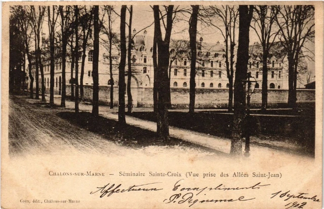 CPA CHALONS-sur-MARNE Seminaire Ste-Croix (491344)