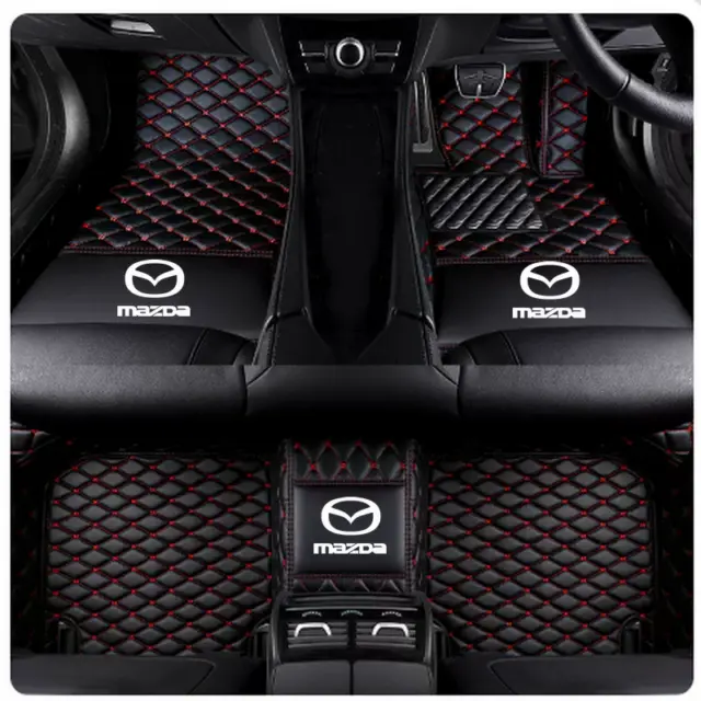 For Mazda 2 3 6 CX-3 CX-30 CX-5 CX-7 CX8 CX9 3D Luxury Custom Auto Car Floor Mat